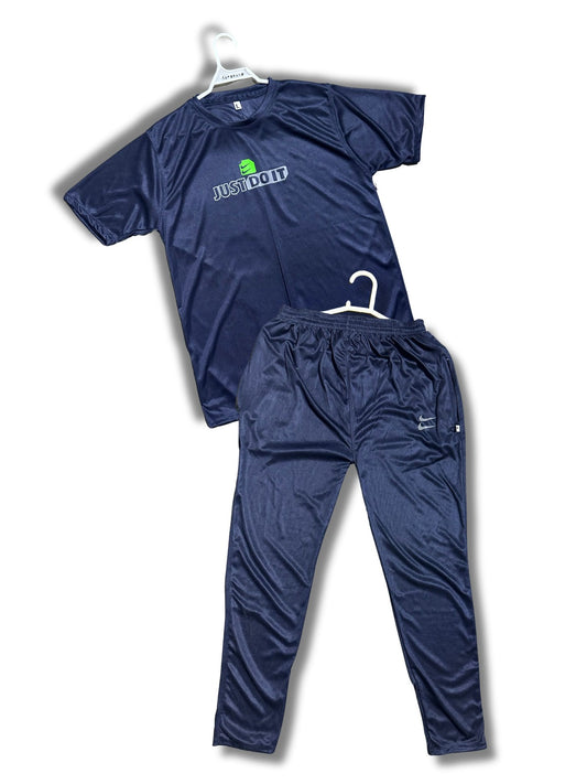 Men Summer Tracksuit Navy